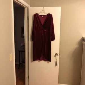 A New Day from Target velvet dress.